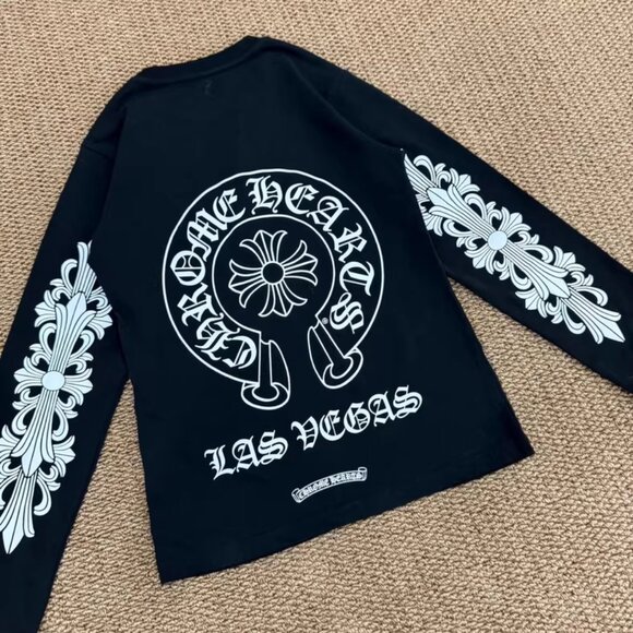 Chrome Hearts Black Long-Sleeved T-shirt - Picture 3 of 3